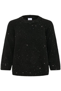 Saint Tropez Nova Black Sequin Knit