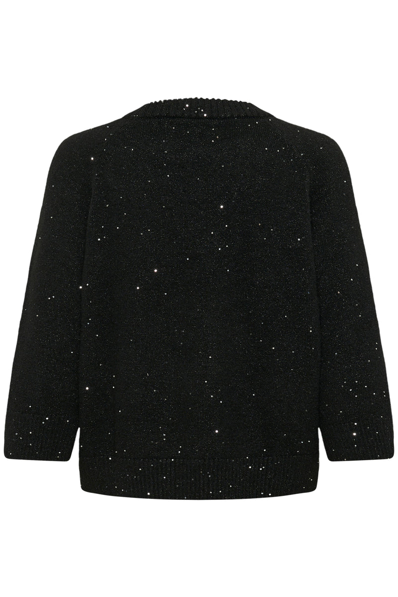 Saint Tropez Nova Black Sequin Knit