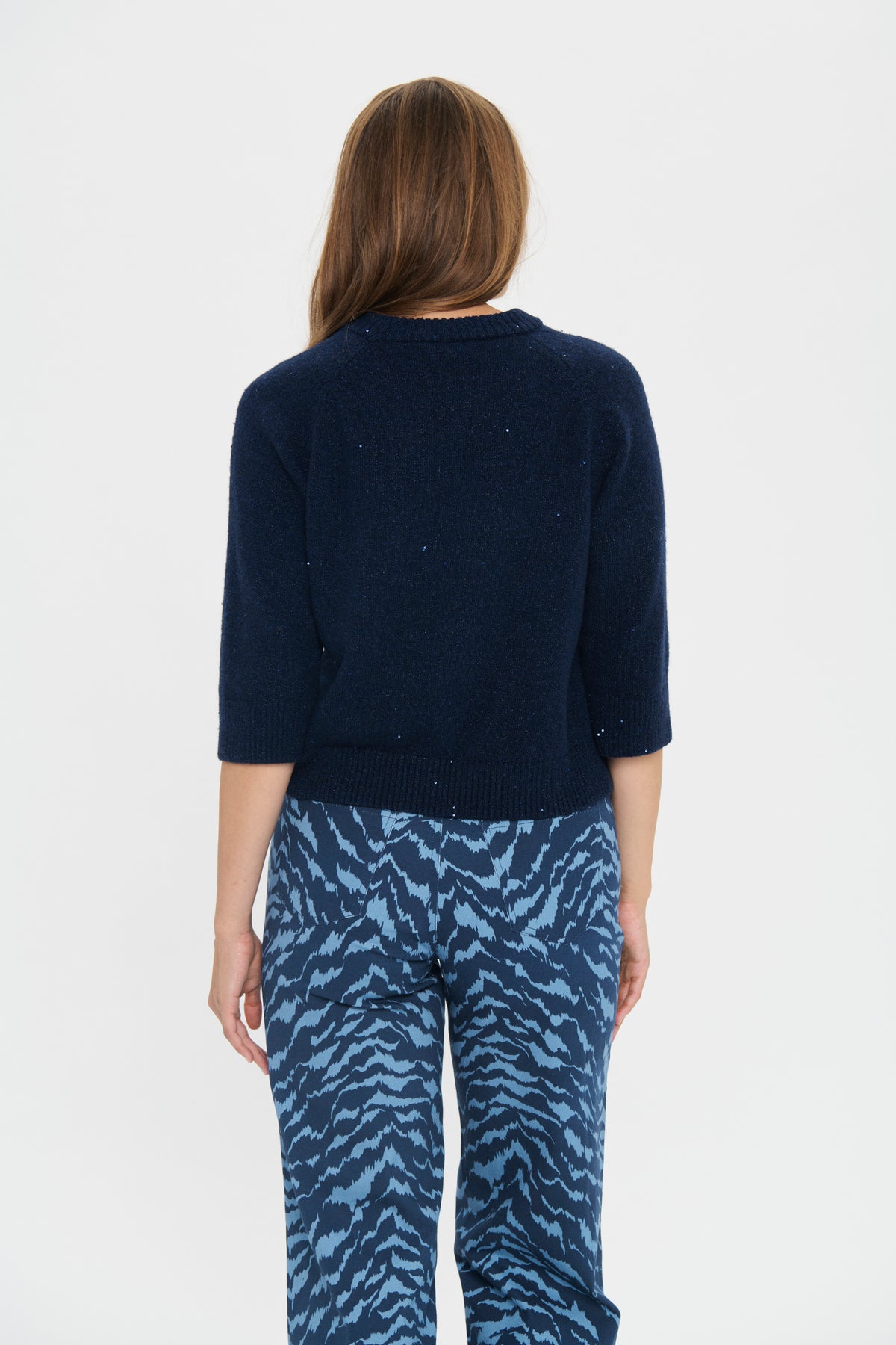 Saint Tropez Nova Night Sky Sequin Knit