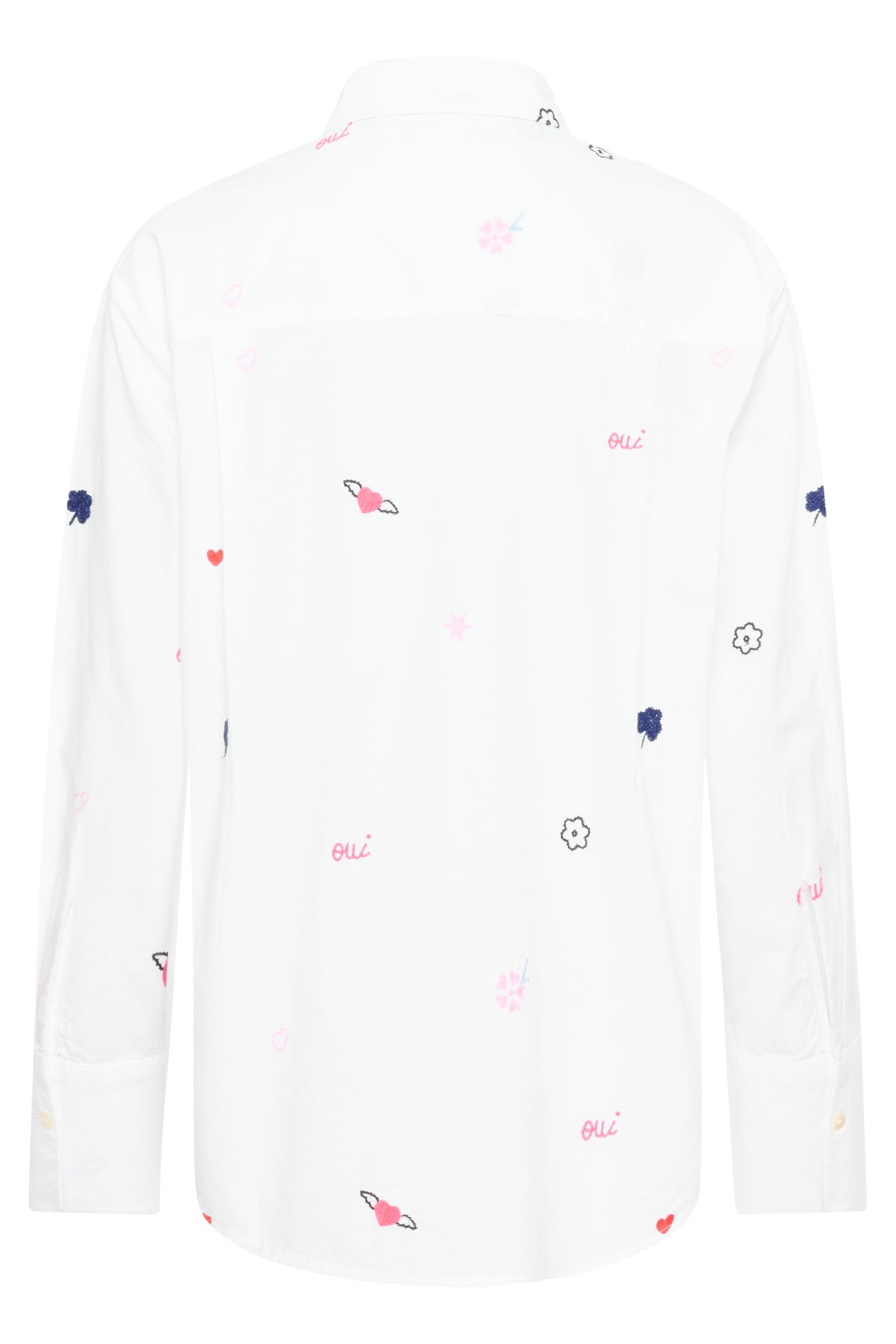 Saint Tropez Olberta Bright White Embroidered Shirt, 30514762
