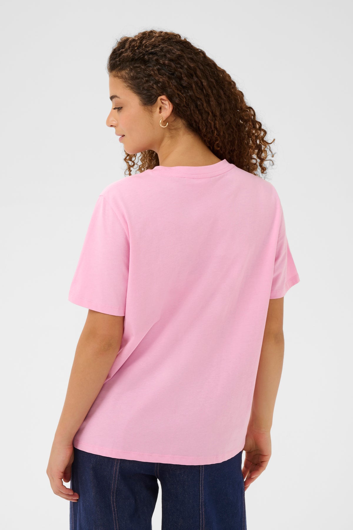 Saint Tropez Pextan Bonbon Pink Heart Logo T-Shirt, 30514917