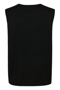 Saint Tropez Mila Black Knitted Vest