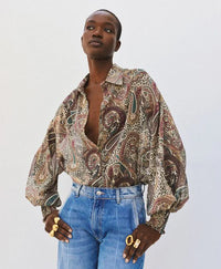 Access Fashion Paisley Print Oversized Shirt, 64-7053