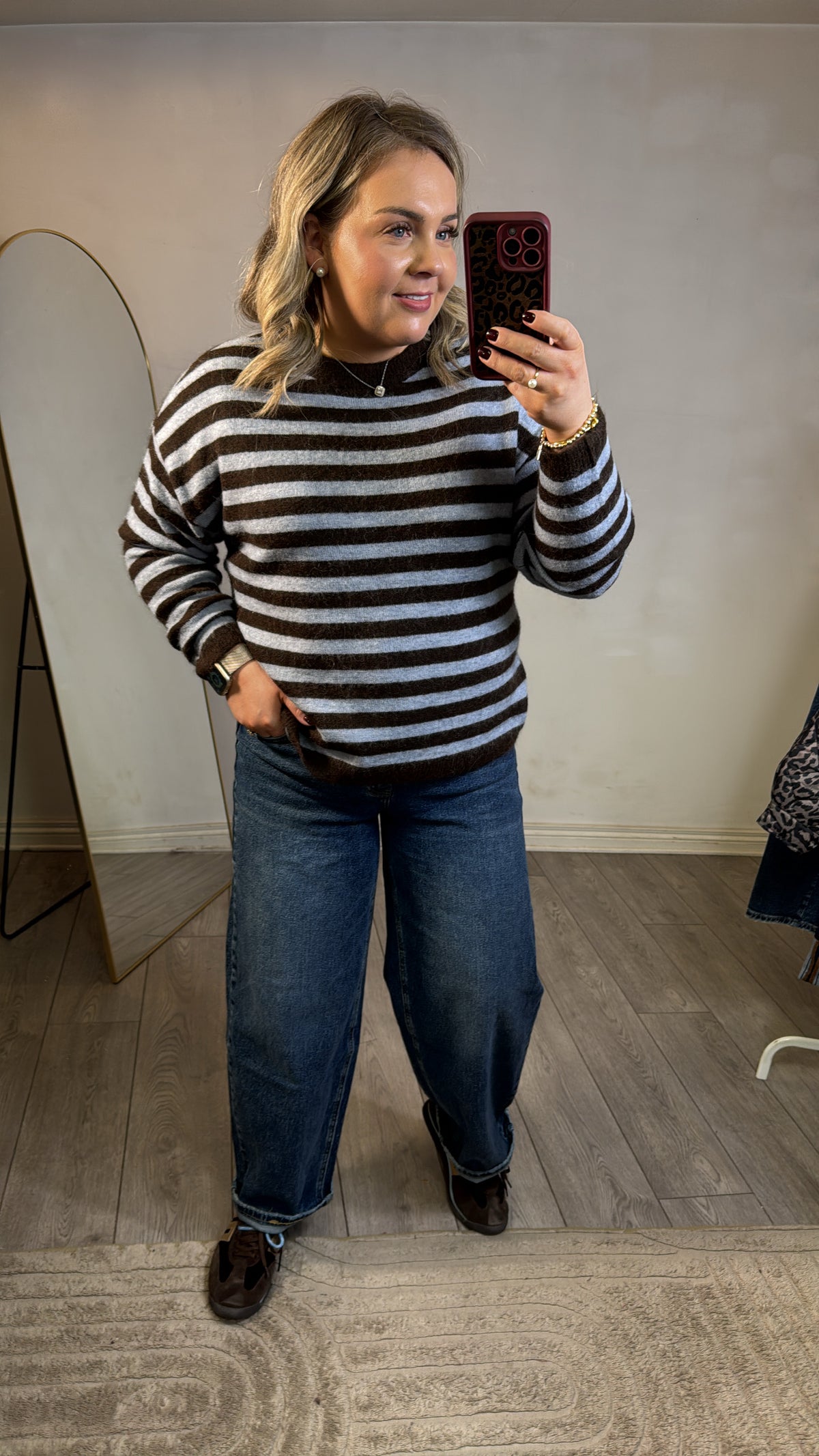 Toxik Highwaisted Medium Denim Barrel Balloon Leg Jeans