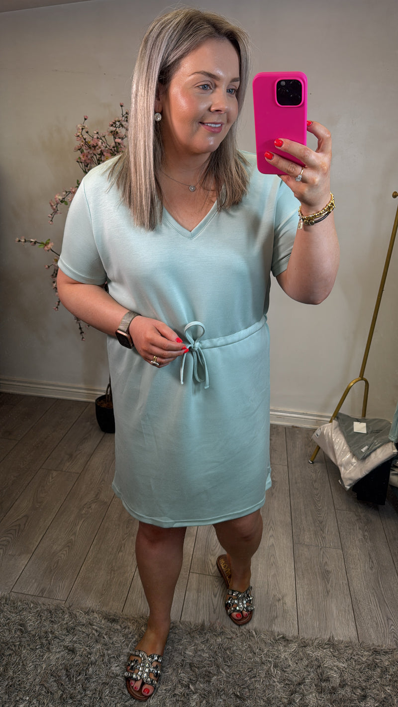 B.Young ByPusti Blue Hazel Modal Relaxed Fit Dress, 20816691