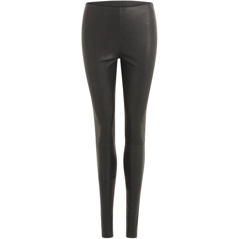 Coster Copenhagen Black Leather Leggings, CCH3200