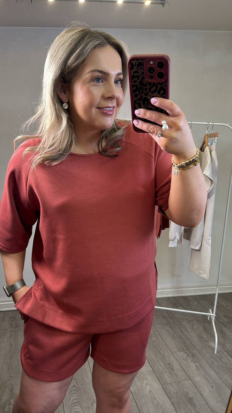 B.Young ByPusti Marsala Modal Shorts, 20818709