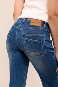 Toxik Highwaisted Denim Slim Leg Bootcut Jeans