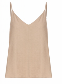 Access Fashion Beige V-Neck Cami Top