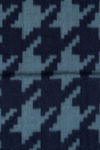 Ruby 67 Melanie Blue Houndstooth Supersoft Scarf