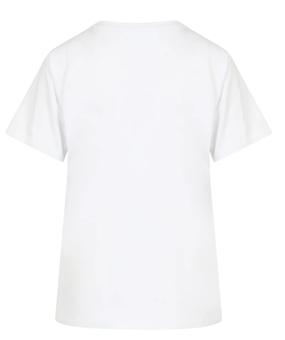 Coster Copenhagen White Embroidered Logo T-Shirt
