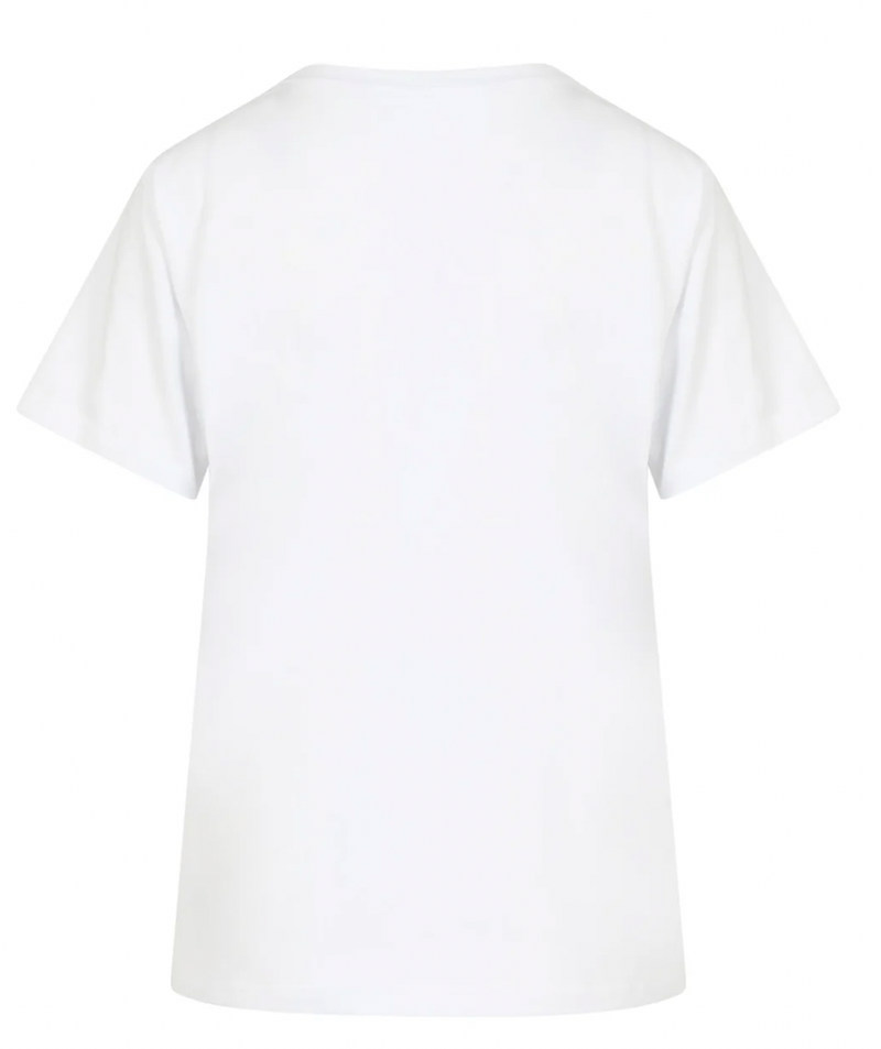 Coster Copenhagen White Embroidered Logo T-Shirt
