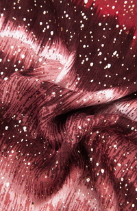 Ruby 67 Tierney Red Ombre Stripe Scarf