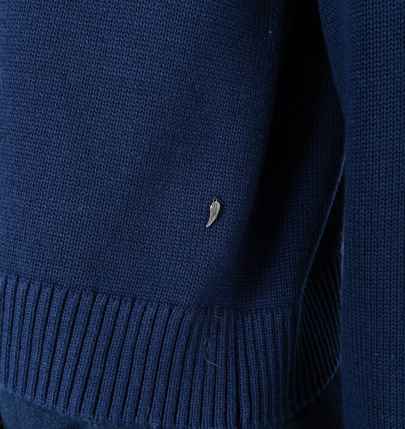 Coster Copenhagen Eclipse Navy Blue Cowl Neck Knit