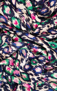 Ruby 67 Belle Navy Blue Abstract Printed Scarf