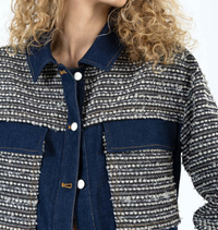 Coster Copenhagen Denim Boucle Tweed Jacket