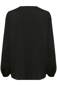 InWear Rinda Black V-Neck Blouse, 30105766