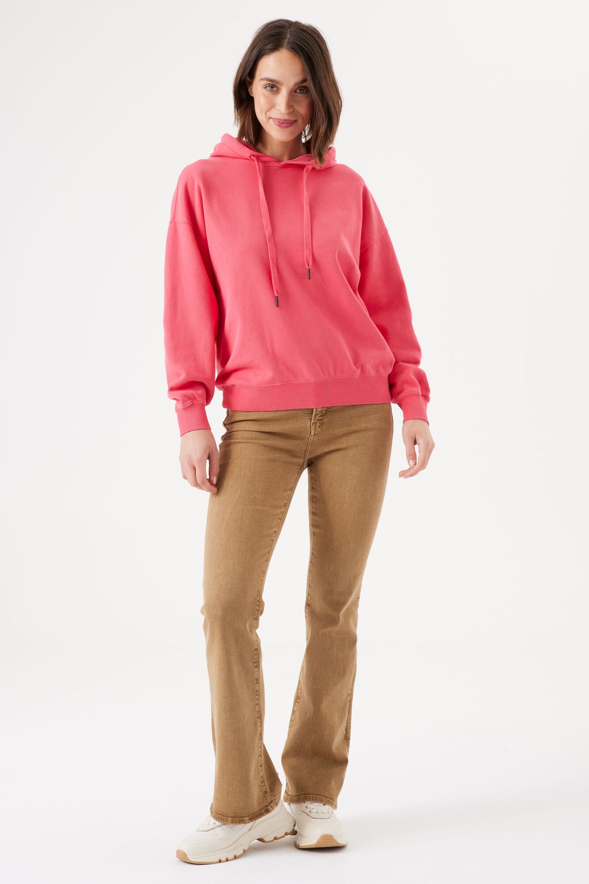 Garcia Deep Pink Oversized Hoodie, H30263