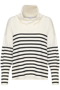 Saint Tropez Grila Ice Striped Cowlneck Knit, 30513447