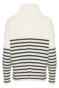 Saint Tropez Grila Ice Striped Cowlneck Knit, 30513447