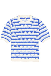 Garcia Summer Cobalt Patterned Knit, O260046