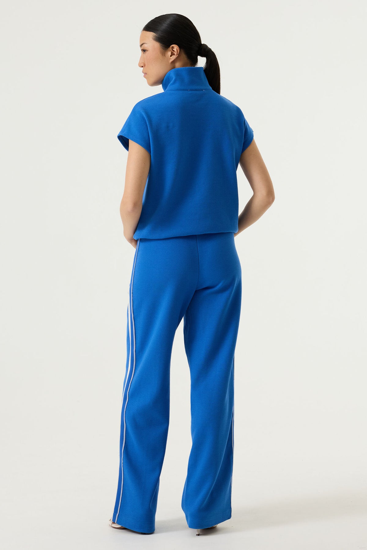 Garcia Summer Cobalt Half Zip Sports Luxe Top, O260062