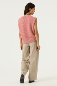 Garcia Coral Dust Melange Knitted Vest, T260243