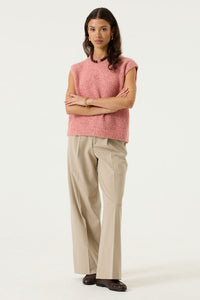 Garcia Coral Dust Melange Knitted Vest, T260243