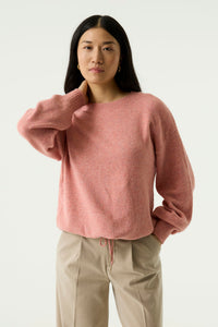 Garcia Coral Dust Melange Supersoft Knit with Tie Detailing, T260244