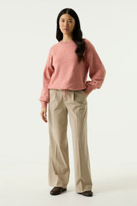 Garcia Coral Dust Melange Supersoft Knit with Tie Detailing, T260244