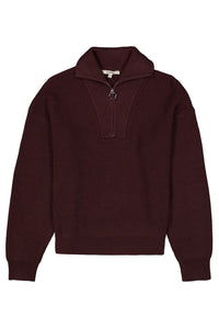 Garcia Hazel Bloom Knitted Half Zip Top, U260049