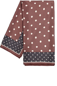 Garcia Hazel Bloom Polka Dot Silk Scarf, U260144