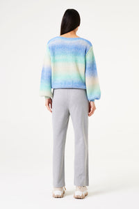 Garcia Bold Blue Ombre Knitted Jumper