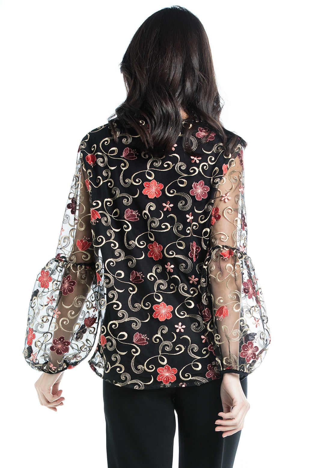 Cotton Brothers Embroidered Floral Top freeshipping - Ruby 67 Boutique