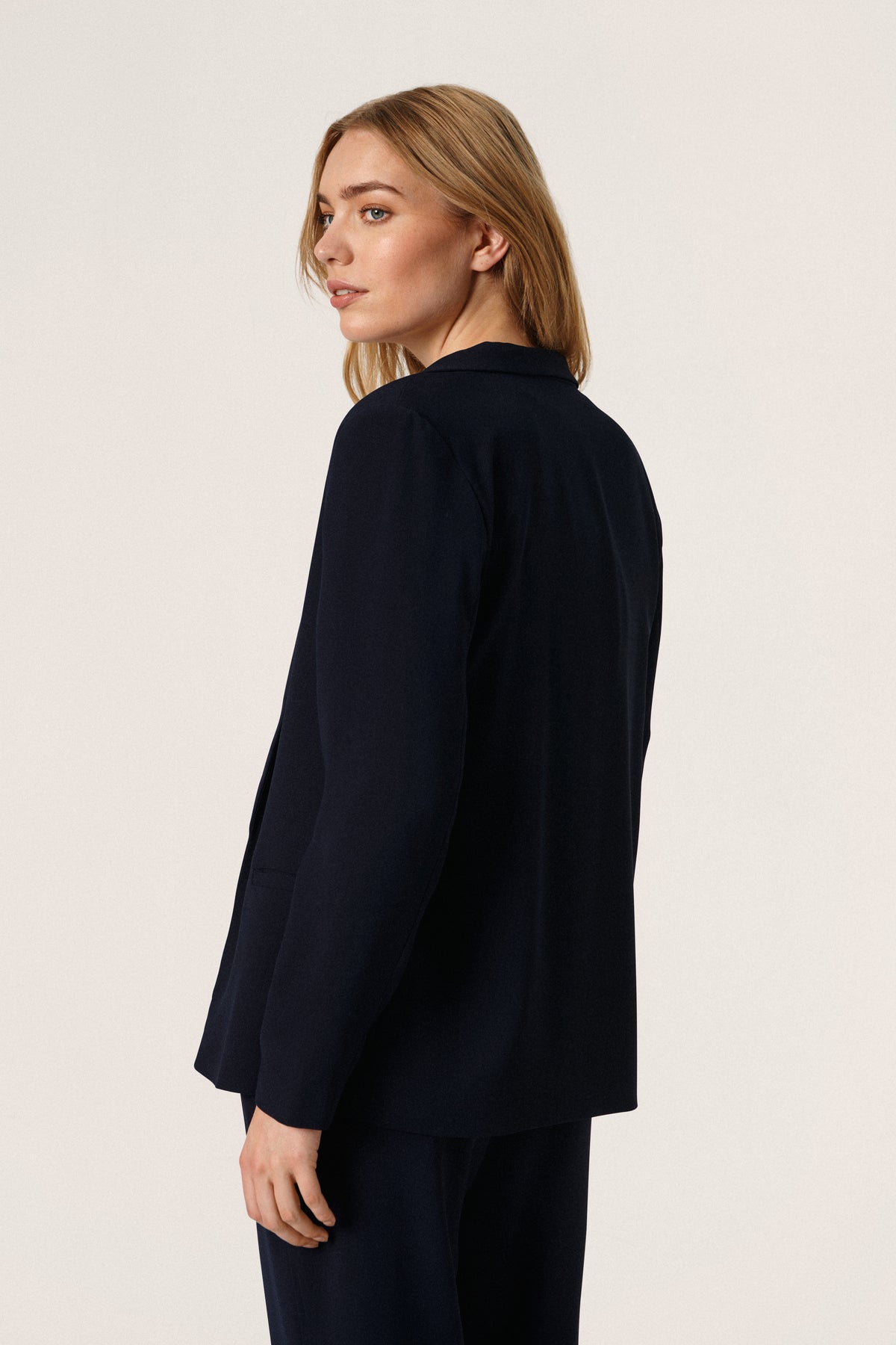 Soaked In Luxury Shirley Night Sky Long Sleeve Blazer, 30405412