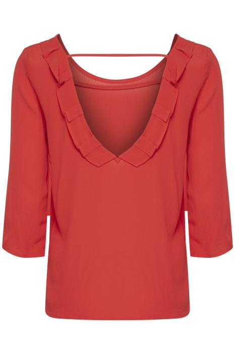 Ichi Carat Top, Aurora Red freeshipping - Ruby 67 Boutique